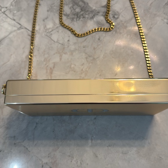 Christian Dior Rouge MINAUDIÈRE Clutch w Chain Limited Edition NEW - Picture 3 of 7